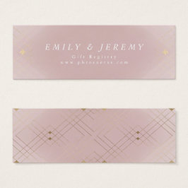 Golden Diamond Pink Geometric Deko Gatsby Wedding
