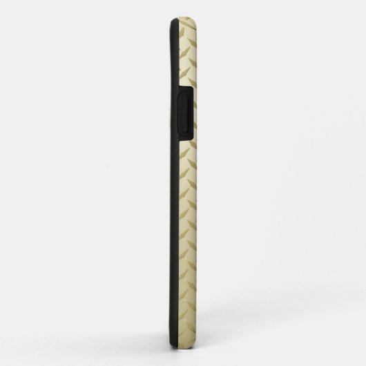 Golden Diamond Plate Case-Mate iPhone Hülle (Hinten/Rechts)