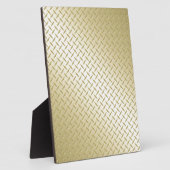 Golden Diamond Plate Fotoplatte (Seite)