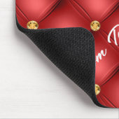 Golden Diamond Tufliter Leder benutzerdefinierten  Mousepad (Ecke)