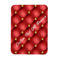 Golden Diamond Tufliter Leder Textname Red Magnet