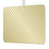 Golden Diamondplate Metal Look Autolufterfrischer (Links)