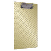 Golden Diamondplate Metal Look Klemmbrett (Rechts)