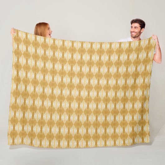 Golden Diamonds Fleecedecke (Beispiel)