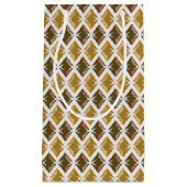 Golden Diamonds Graphic Gems Pattern Kleine Geschenktüte (Vorderseite)