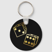 GOLDEN DICE SCHLÜSSELANHÄNGER (Vorderseite)