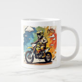 "Golden Dirt Chronicles" Jumbo-Tasse (Rechts)