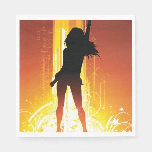 Golden Disco Serviette (Vorderseite)