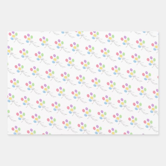 Golden Dog Birthday Hut Balloons Kuchen Pet Spaß Geschenkpapier Set (Vorderseite 3)