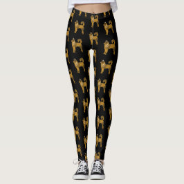 Golden Dog Husky Custom Leggings