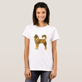 Golden Dog Husky T - Shirt für Frauen