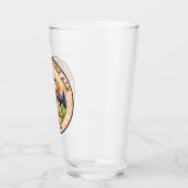 Golden Doodle Ale Beer Glass Glas (Links)