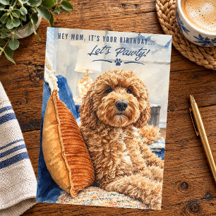 Golden Doodle Alles Gute zum Geburtstag Mama Karte