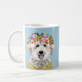 Golden Doodle Blume Kaffeetasse (Links)
