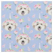 Golden Doodle Blume Stoff (Nahaufnahme)