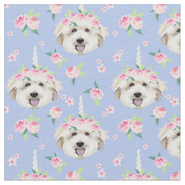 Golden Doodle Blume Stoff