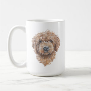Golden Doodle Dog - Klassische Tasse, 15 oz Kaffeetasse