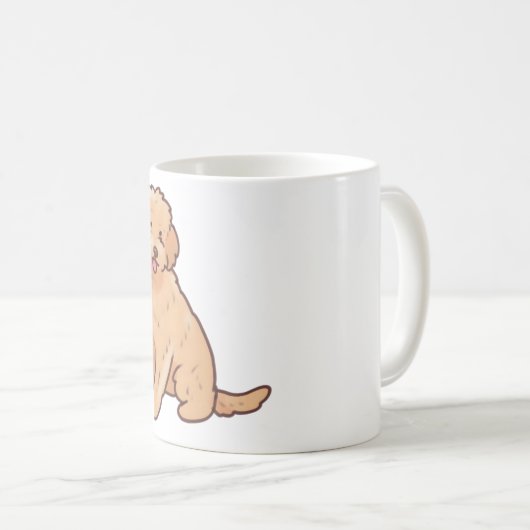 Golden doodle dog Magic Kaffeetasse (VorderseiteRechts)