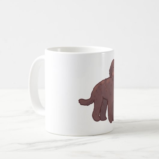 Golden doodle dog Magic Kaffeetasse (Vorderseite Links)