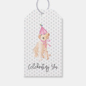 Golden Doodle Doodle Cake Hat feiert Sie Geschenkanhänger (Vorderseite)