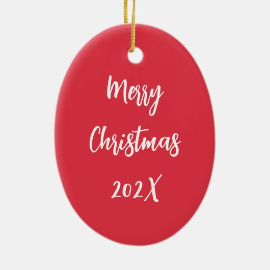 Golden Doodle Doodle Weihnachten Keramik Ornament (Hinten)