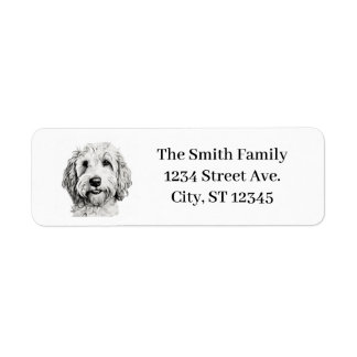 Golden Doodle Family Dog Address Return