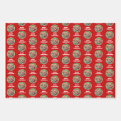 Golden Doodle Geschenkpapier Set (Vorderseite)