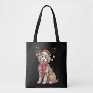 Golden Doodle Großartiges Rentier Weihnachtsbaum  Tasche