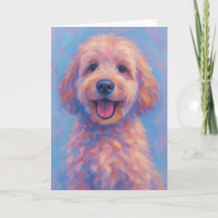 Golden Doodle Grußkarte - Leere Innenseite Karte