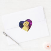 Golden Doodle Heart Sticker (Umschlag)