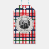 Golden Doodle Hund Erster Geburtstag Vintage Ameri Geschenkanhänger (Vorderseite)