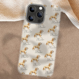 Golden Doodle Hund Illustration iPhone 16 Pro Max Hülle