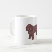 Golden Doodle Hund Magic Kaffeetasse (Vorderseite Links)