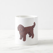 Golden Doodle Hund Magic Kaffeetasse (Mittel)