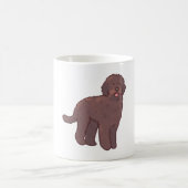 Golden Doodle Hund Magic Kaffeetasse (Mittel)