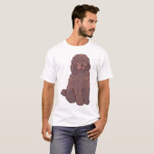 Golden Doodle Hund Magic T-Shirt (Vorne ganz)