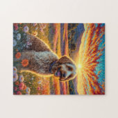 Golden Doodle Hund Puzzle (Horizontal)