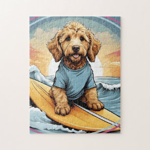 Golden Doodle Hund Puzzle