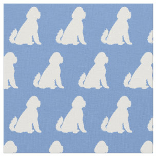 Golden Doodle Hund Silhouette Haustier Aussie Hell Stoff