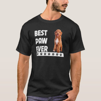 Golden Doodle Hund Vater Beste Paw Ever Väter Tag  T-Shirt