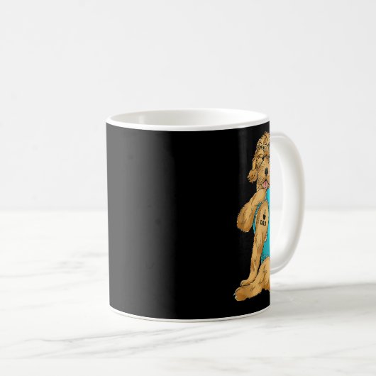 Golden Doodle I Liebe Vater Tattoo Apparel, Hund V Kaffeetasse (VorderseiteRechts)