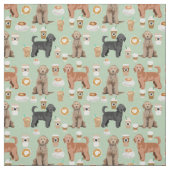 Golden Doodle Kaffeeliebhaber Stoff (Muster)