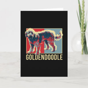 Golden Doodle Karte