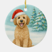Golden Doodle Keramik Ornament (Hinten)