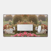 Golden Doodle Kuh Schreibtischunterlage (Tastatur & Maus)