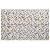 Golden Doodle lila Blumen Stoff (Fat Quarter (45,7 x 55,9 cm))