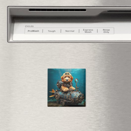 Golden Doodle Magnet (In Situ (Geschirrspüler))