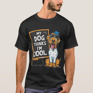 Golden Doodle Mein Hund denkt, ich bin cool für Hu T-Shirt