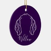 Golden Doodle Ornament (Om Logo) (Rechts)