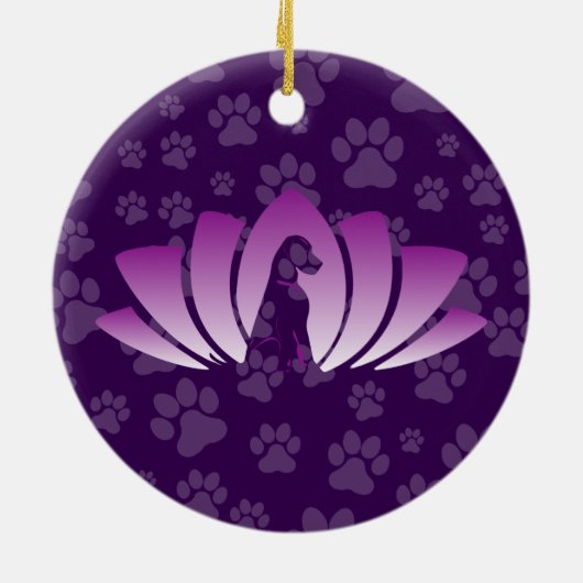 Golden Doodle Ornament (Om Logo) (Hinten)